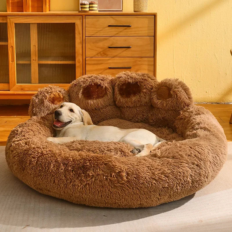 Favolux™ Kennel Winter Warm Medium and Large Dog Corgi Golden Retriever Dog Bed Velvet Sofa Sleeping Mat Four Seasons Pet Supplies