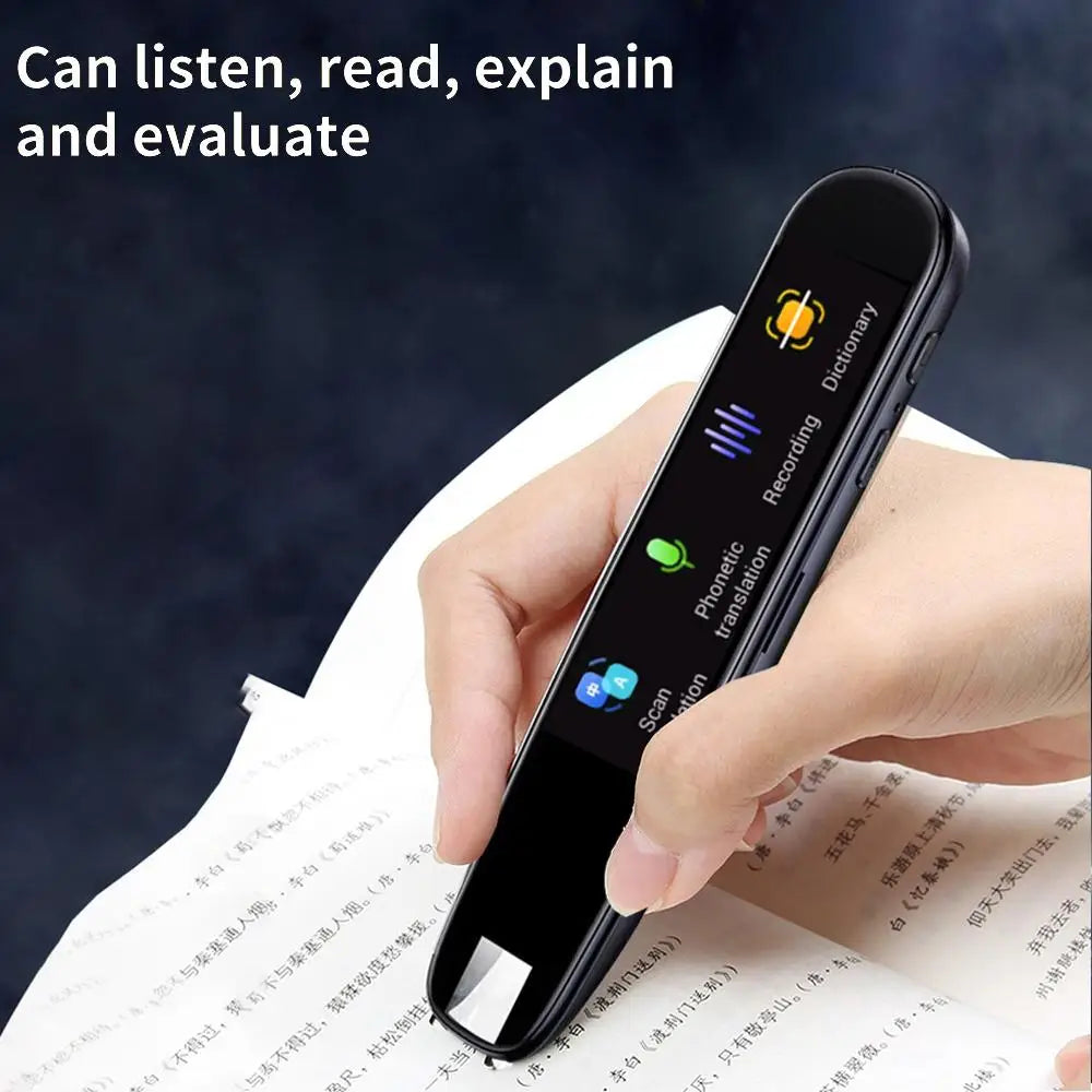 Favolux™ Offline Translation Pen For Teacher Student Dictionary English Intelligent Scanning Point Reading 123 Languages Translator Pen