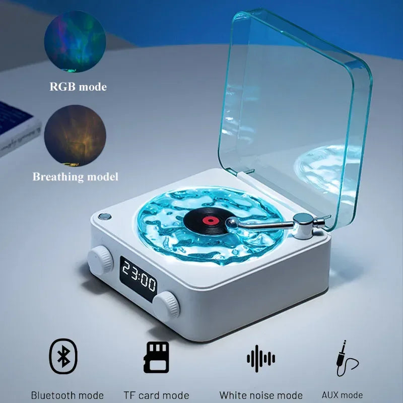 Favolux™ Mini Retro White Noise Bluetooth Speaker Portable Vintage Sleep Aid Bluetooth Speaker Subwoofer With RGB Light Support TF Card