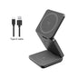 Favolux™ Wireless Charger 3 in 1 Foldable Magnetic Wireless Charging Station for iPhone 15 14 13 12 Pro Max Apple Watch 8 9 Charger