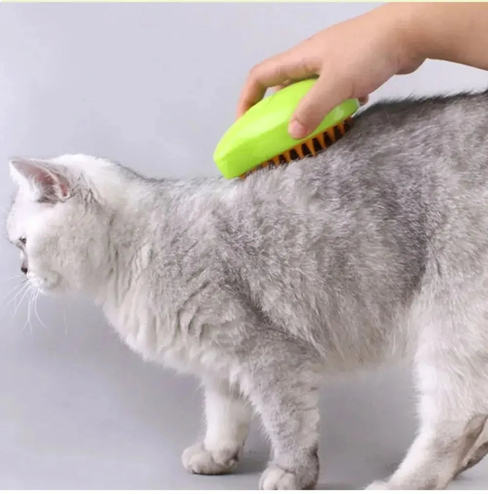 Favolux™ Cat Dog Steamy Brush Steam Brush Electric Sprayer for Massage Pet Grooming Tool Shedding 3 in 1 Electric Sprays Massage Combs