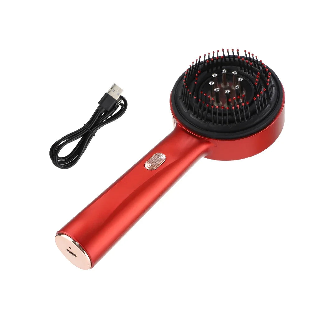 Favolux™ Electric Vibration Massage Comb Red Light Therapy Hair Growth Massage Scalp Brush Anti Hair Loss Liquid Oil Applicator Hair Care