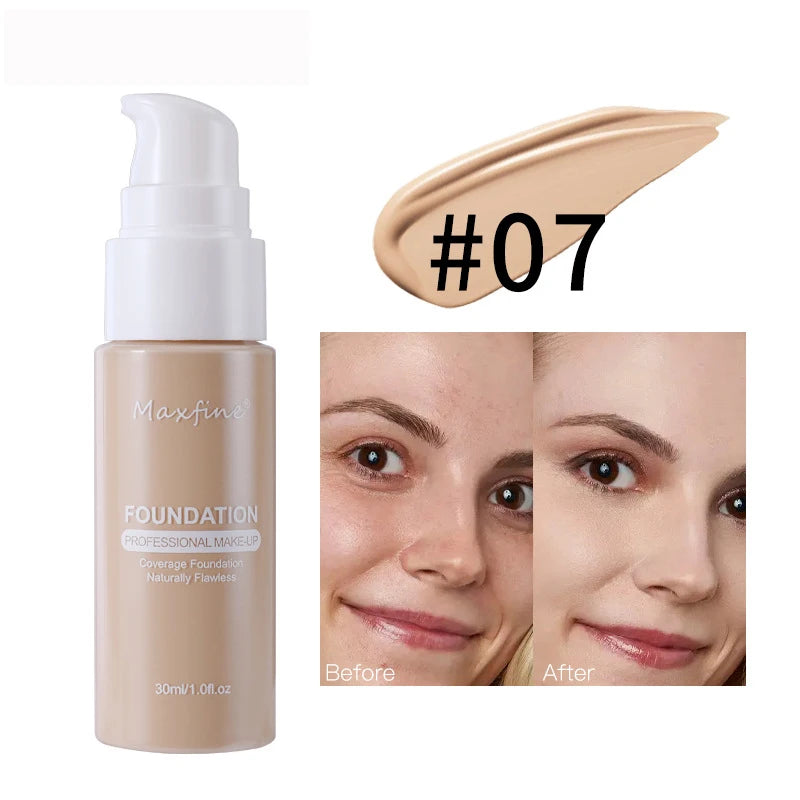 Favolux™ Liquid Foundation Effective Concealer Waterproof Sweat-resistant Makeup Professional Cosmetics