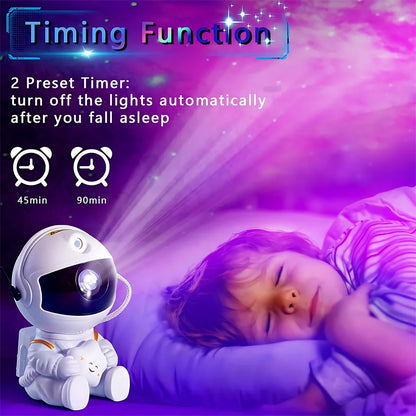 Favolux™ Star Projector Galaxy Night Light Astronaut Space Projector Starry Nebula Ceiling LED Lamp for Bedroom Home Decorative kids gift