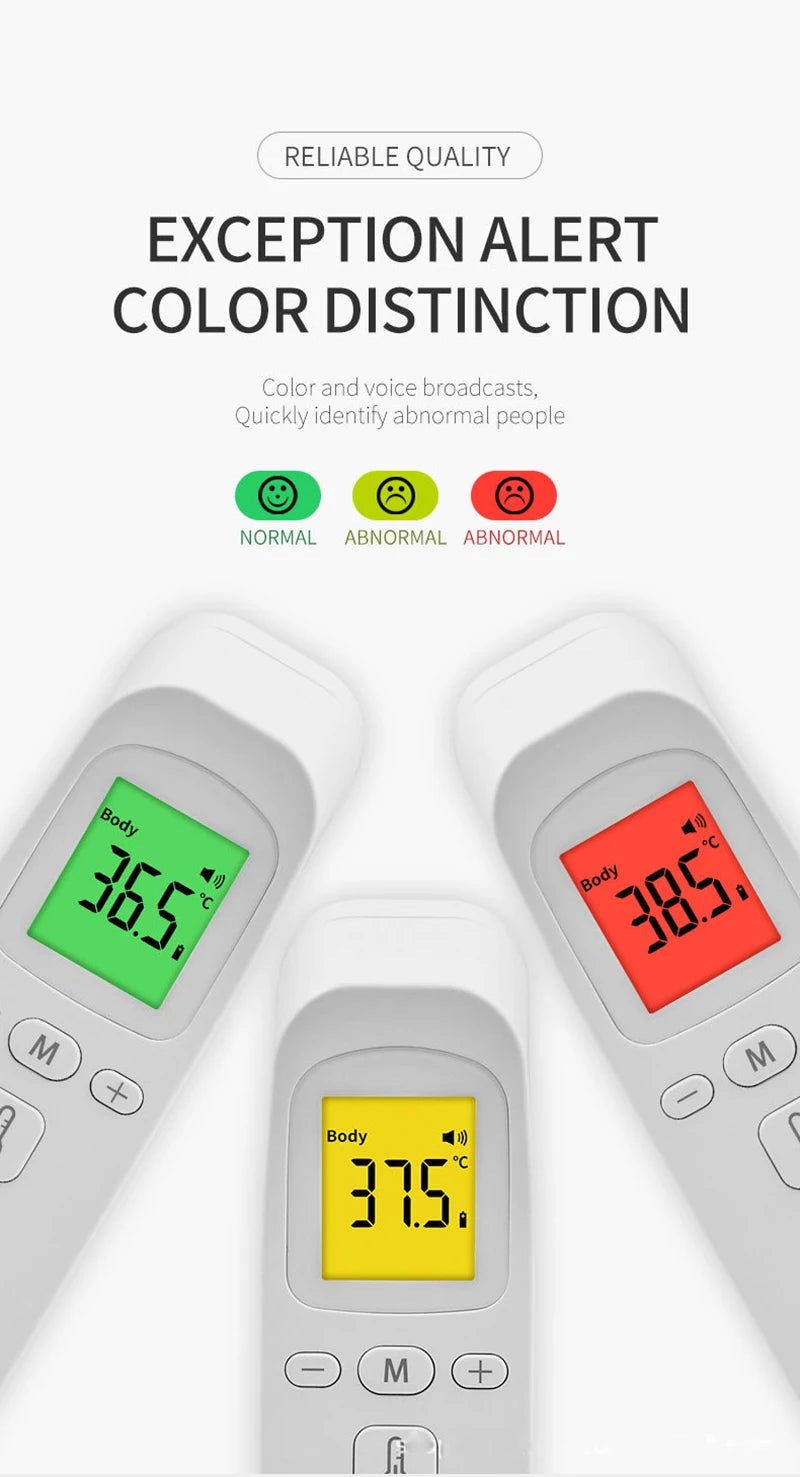 Favolux™ Infrared Fever Thermometer Medical Household Digital LCD Infant Adult Non-contact Laser Body Temperature Ear Thermometer