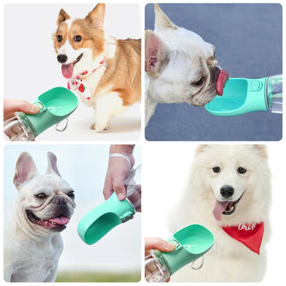 Favolux™ Portable Dog Water Bottle For Small Large Dogs Cat Outdoor Leakproof Walking Drinking Bowls Chihuahua French Bulldog Supplies