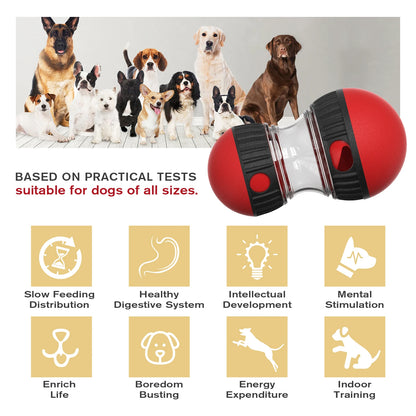 Favolux™ Dog Toy Improve IQ Interactive Puppy Toys For Small Medium Dogs Cat Slow Feeder Ball Labrador Golden Retriever Pet Supplies