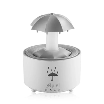 Favolux™ Creative Umbrella Water Drop Air Humidifier with Colorful Light Raindrop Aroma Essential Oil Diffuser Aromatherapy Humidifier