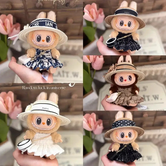 LABUBU Lady Monster Outfit Fashion Clothes 15/17cm