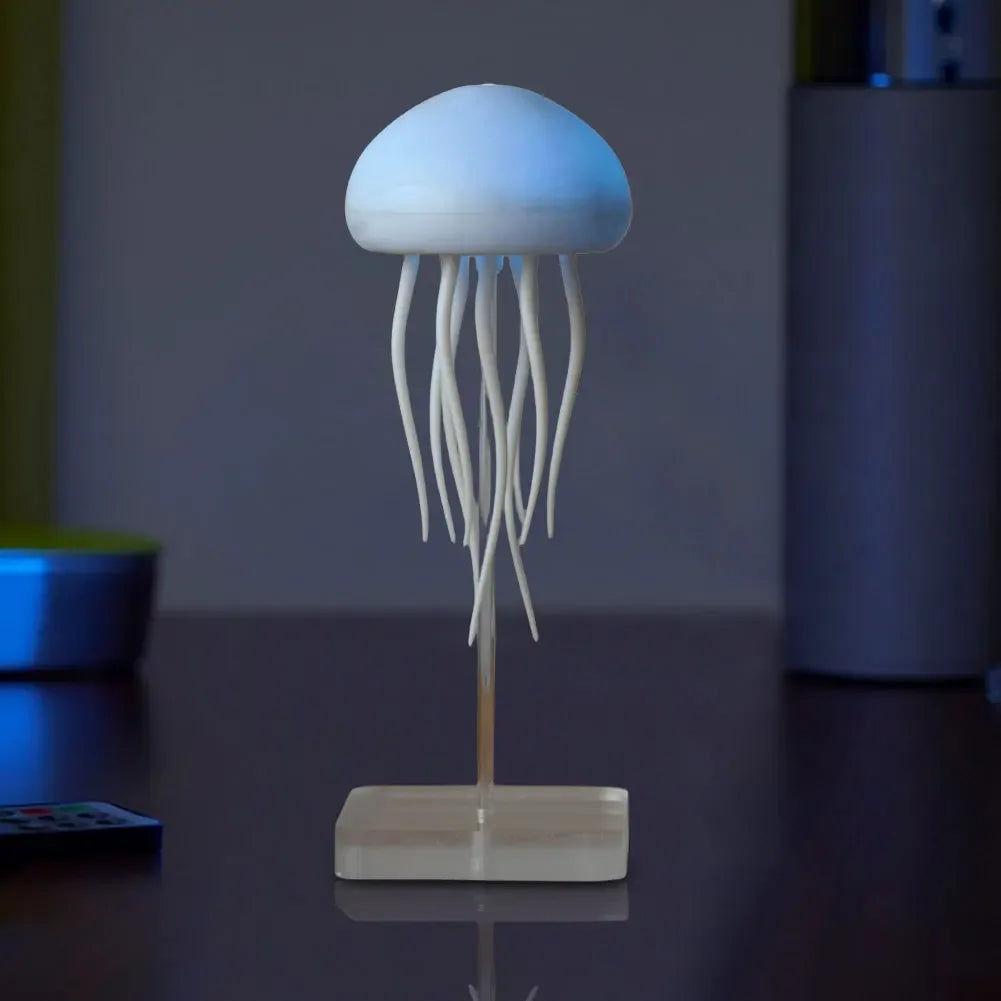 Favolux™ Cartoon Dancing Jellyfish Night Light RGB Gradient Cute Jellyfish Bedside Lamp Voice Control Type-C Charging LED Night Lamp