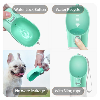 Favolux™ Portable Dog Water Bottle For Small Large Dogs Cat Outdoor Leakproof Walking Drinking Bowls Chihuahua French Bulldog Supplies