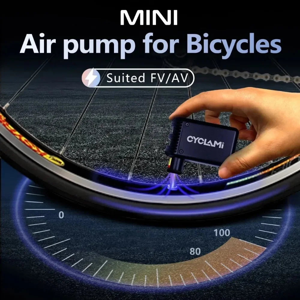 Favolux™ Small Air Pump Bicycle Special Electric Pump Portable High Pressure Inflatable Pump Mini Inflatable Treasure