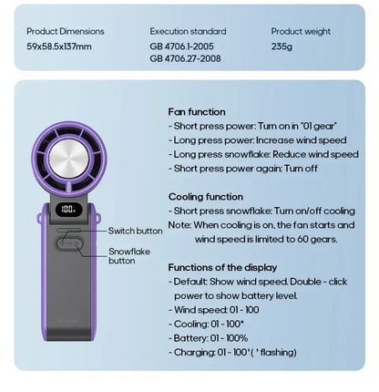 Favolux™ Portable Foldable Mini A/C Chiller Turbo Fan
