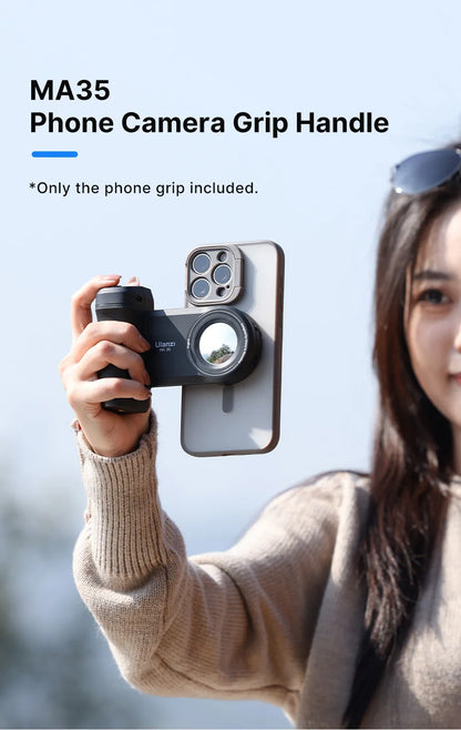 Favolux™ MagSafe Smartphone Camera Shutter Grip Bluetooth Selfie Handle As Camera Photo Stabilizer Vertical Horizontal Shoot