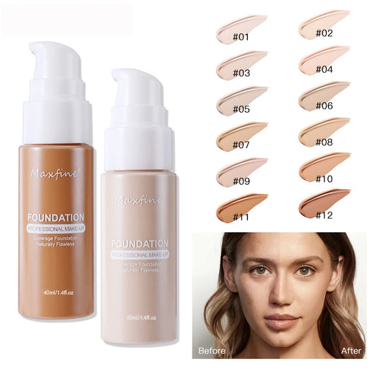 Favolux™ Liquid Foundation Effective Concealer Waterproof Sweat-resistant Makeup Professional Cosmetics