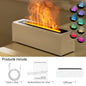 Favolux™ Essential Oil Aroma Diffuser Flame Air Humidifier Ultrasonic Cool Mist Difusor with  RGB Realistic Fire Night Light