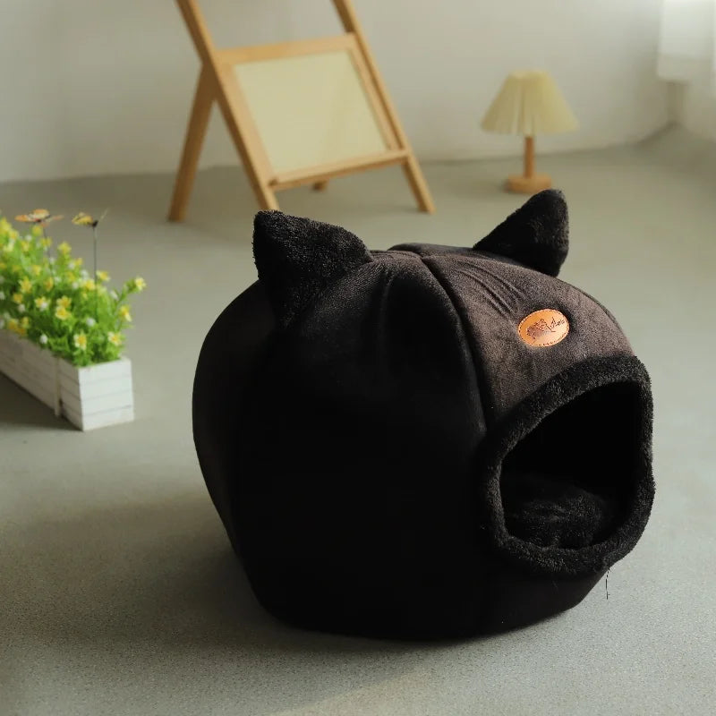 Favolux™ New Deep Sleep Comfort In Winter Cat Bed Iittle Mat Basket Small Dog House Products Pets Tent Cozy Cave Nest Indoor Cama Gato