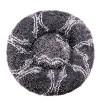 Favolux™ 40-90cm Round Pet Bed for Large Dog Bed Super Soft Cat Bed Long Plush Dog House for Medium Dog House Winter Warm Sleeping