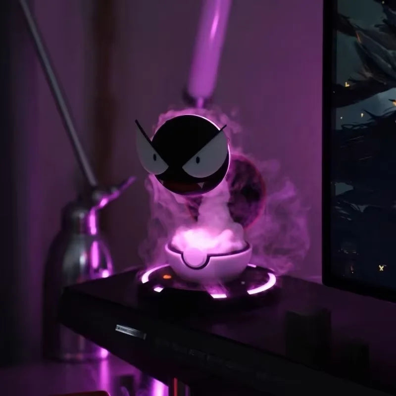 Pokemon Gengar Humidifier Anime Night Light Air Purifier Lighting Led Lamp Room Desktop Cute Purifier Accessories Christmas Gift