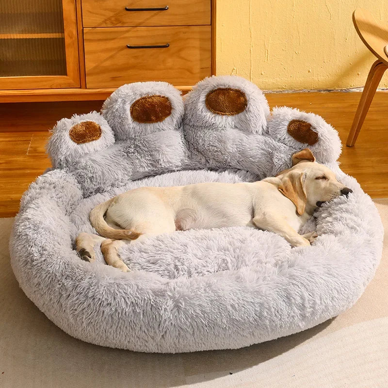 Favolux™ Kennel Winter Warm Medium and Large Dog Corgi Golden Retriever Dog Bed Velvet Sofa Sleeping Mat Four Seasons Pet Supplies