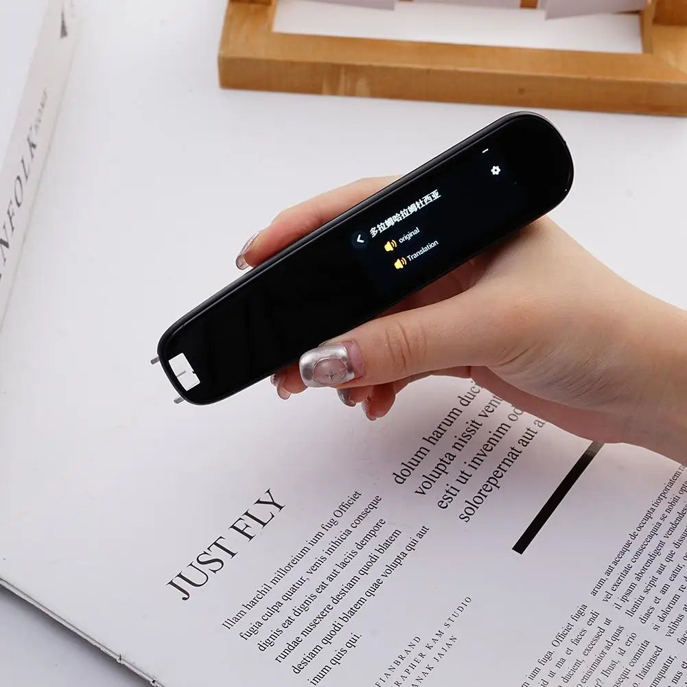 Favolux™ Offline Translation Pen For Teacher Student Dictionary English Intelligent Scanning Point Reading 123 Languages Translator Pen