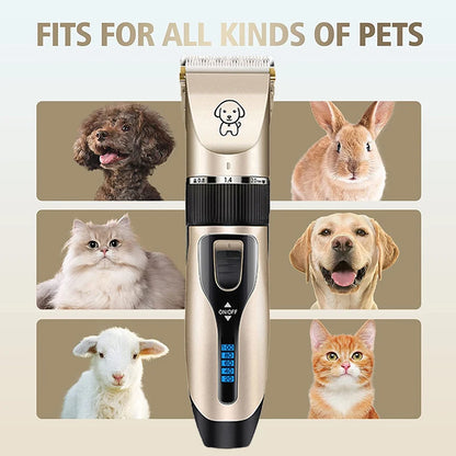 Favolux™ Dog Clipper Dog Hair Clippers Grooming (Pet/Cat/Dog/Rabbit) Haircut Trimmer Shaver Set Pets Cordless Rechargeable Professional