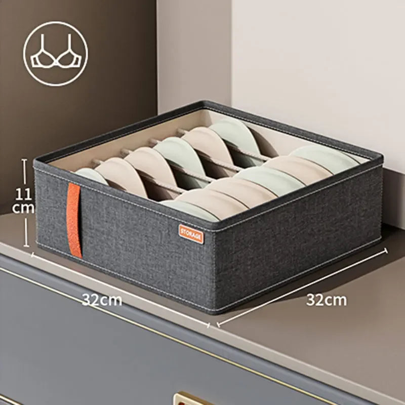 Favolux™ Underwear Cabinet Drawer Organizer Socks Clothing Storage Box Wardrobe Organizer Clothes Ties Pants Bra Socks Storage Organizers