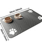 Favolux™ Pet Feeding Mat-Absorbent Pet Placemat for Food and Water Bowl, with Waterproof Rubber Backing, Quick Dry Water Mat for Dog Cat