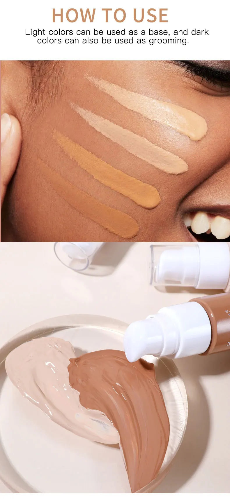 Favolux™ Liquid Foundation Effective Concealer Waterproof Sweat-resistant Makeup Professional Cosmetics