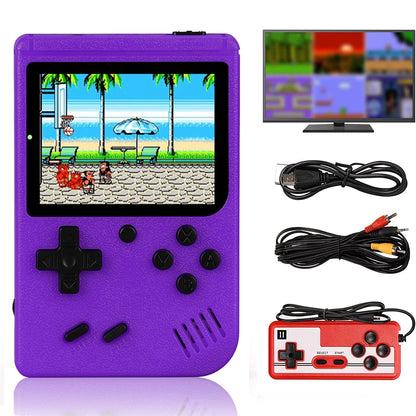 Favolux™ 8-Bit Mini Video Game Console Built in 500 Games Retro Portable Console Handheld Game Player AV Output For Kids Gift Game Boy