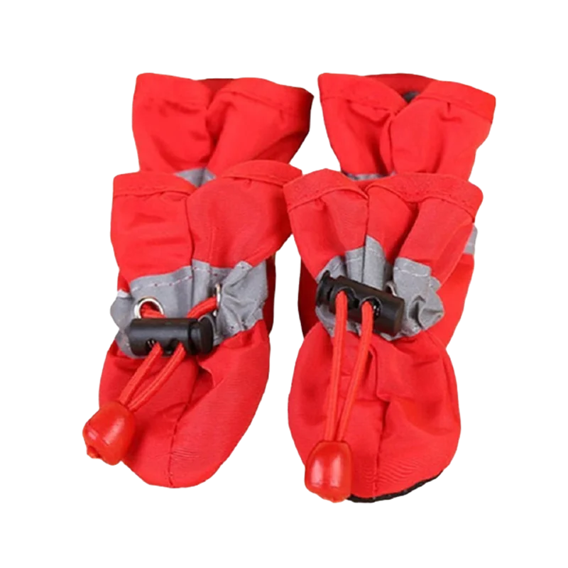 Favolux™ 4pcs/set Waterproof Pet Dog Shoes  Anti-slip Rain Boots Footwear for Small Cats Dogs Puppy Dog Pet Booties Pet Paw Accessories