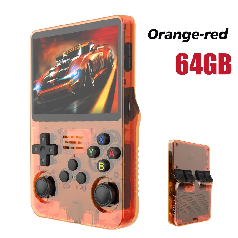 Favolux™ Open Source R36S Retro Handheld Video Game Console Linux System 3.5 Inch IPS Screen Portable Pocket Video Player 64GB 128G Games