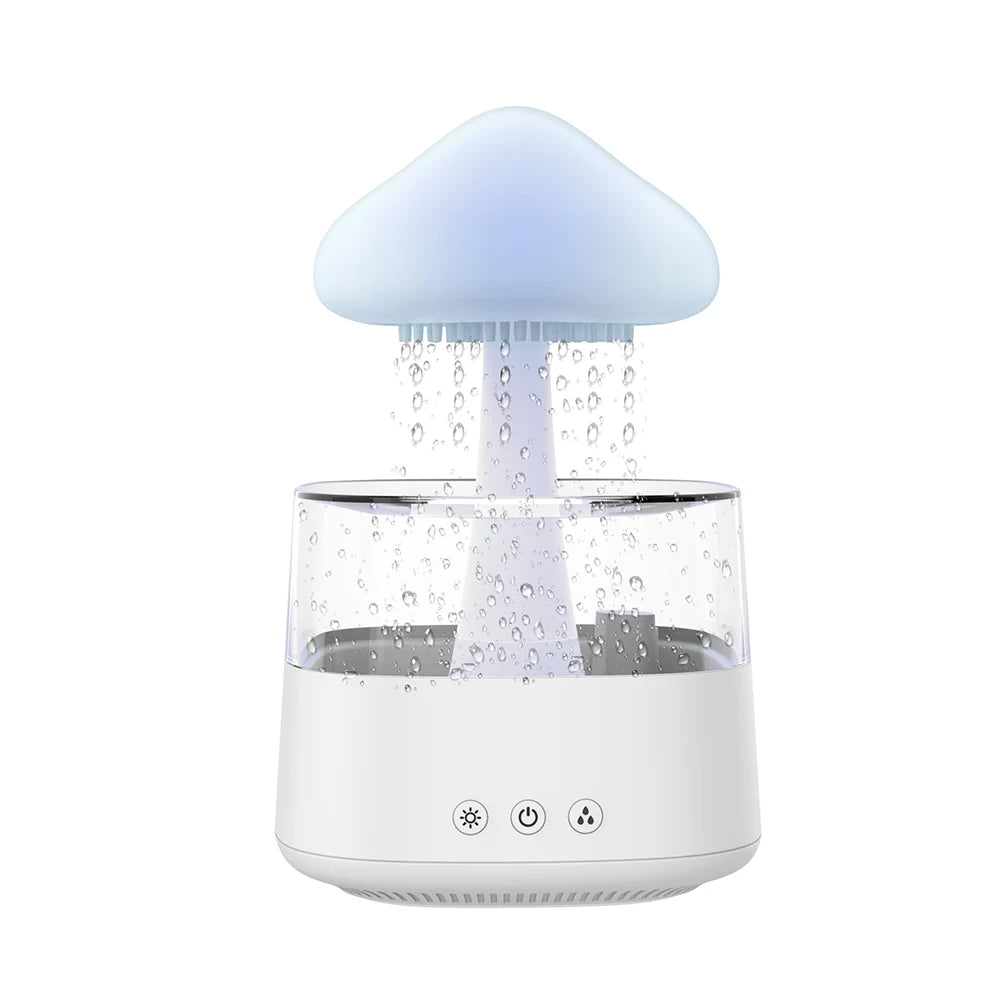 Favolux™ Relax Cloud Rain Diffuser Humidifier Raindrop Aromatherapy Machine Ultrasonic Atomization Humidification Colorful Lamp