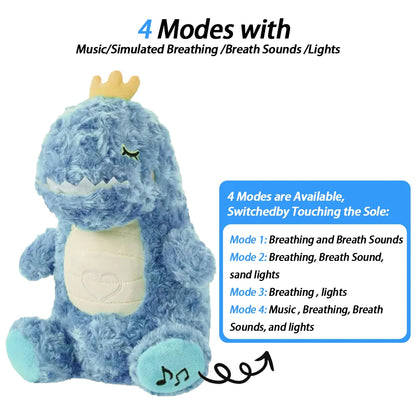 Favolux™ Breathing Bear Baby Soothing Otter Plush Doll Toy Baby Kids Soothing Music Baby Sleeping Companion Sound and Light Doll Toy Gift