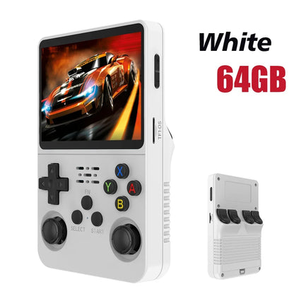 Favolux™ Open Source R36S Retro Handheld Video Game Console Linux System 3.5 Inch IPS Screen Portable Pocket Video Player 64GB 128G Games