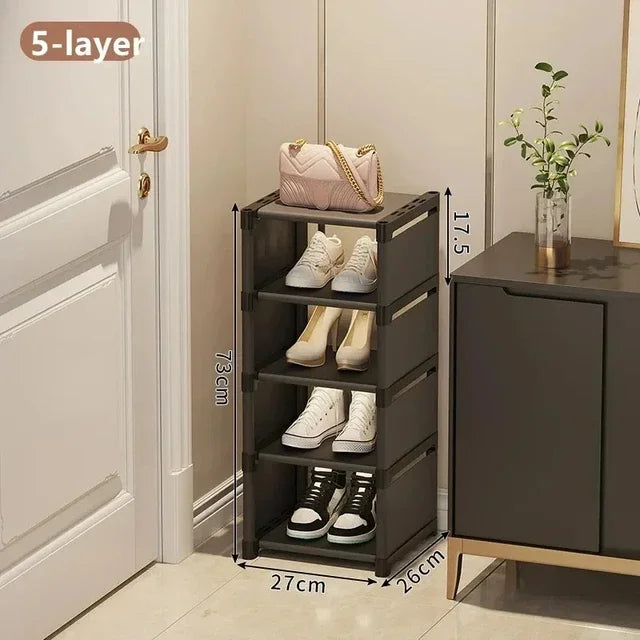 Favolux™ Multiple Layers Shoe Organizer Shoe Rack Organizer Space Saving Rack For Wall Corner Stackable Shelf Adjustable Saving Cabinet