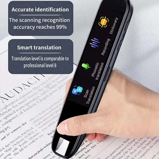 Favolux™ Offline Translation Pen For Teacher Student Dictionary English Intelligent Scanning Point Reading 123 Languages Translator Pen