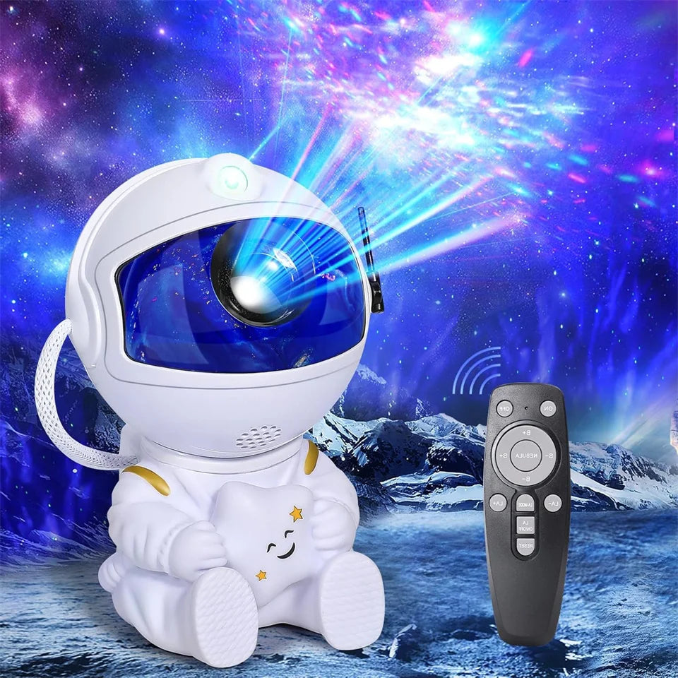 Favolux™ Star Projector Galaxy Night Light Astronaut Space Projector Starry Nebula Ceiling LED Lamp for Bedroom Home Decorative kids gift