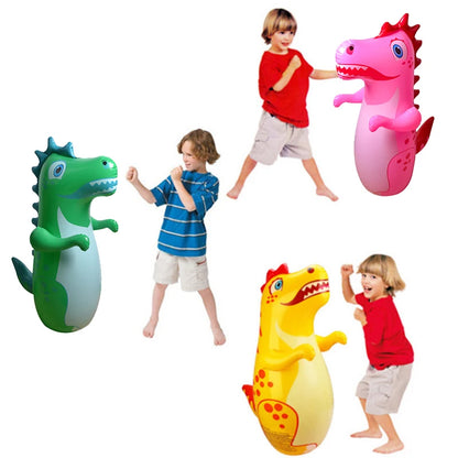 Favolux™ Tumbler Boxing Inflatable Dinosaur Punching Bag Boys Games Sport Toys Christmas Birthday Gift for Boys Girls Parent Child Toys