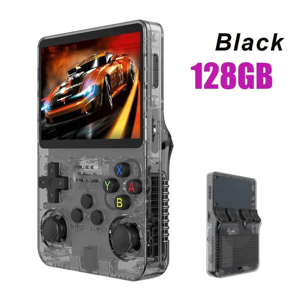 Favolux™ Open Source R36S Retro Handheld Video Game Console Linux System 3.5 Inch IPS Screen Portable Pocket Video Player 64GB 128G Games