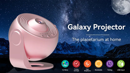 Favolux™ Night Light Galaxy Projector Starry Sky Projector 360° Rotate Planetarium Lamp For Kids Bedroom Valentines Day Gift Wedding Deco