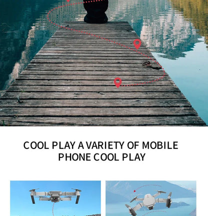 Favolux™ 2023 New E88 Pro WIFI FPV Drone Wide Angle HD 4K 1080P Camera Height Hold RC Foldable Quadcopter Dron Helicopter Toys Gift