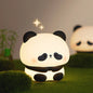 Favolux™ Panda LED Night Light Cute Silicone Night Light USB Rechargeable Touch Night Lamp Bedroom Timing Lamp Decoration Children's Gift