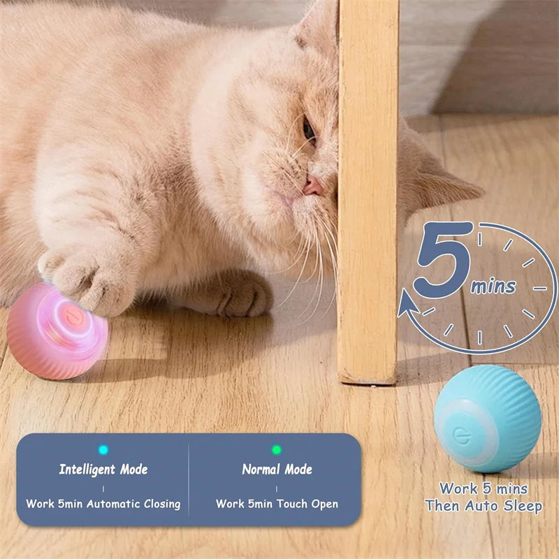 Favolux™ Smart Dog Toy Ball Electronic Interactive Pet Toy Moving Ball USB Automatic Moving Bouncing for Puppy Birthday Gift Cat Products