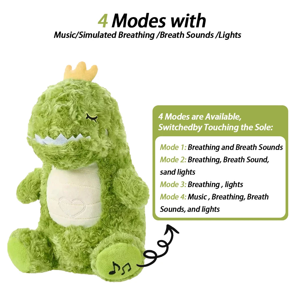 Favolux™ Breathing Bear Baby Soothing Otter Plush Doll Toy Baby Kids Soothing Music Baby Sleeping Companion Sound and Light Doll Toy Gift