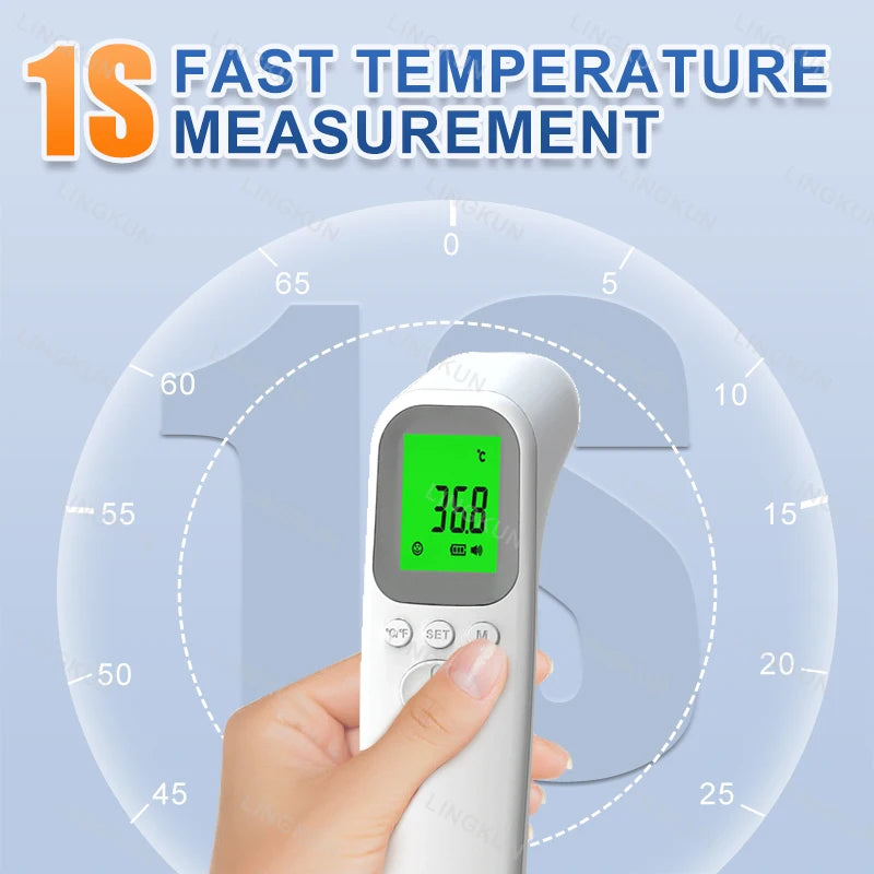 Favolux™ Infrared Fever Thermometer Medical Household Digital LCD Infant Adult Non-contact Laser Body Temperature Ear Thermometer