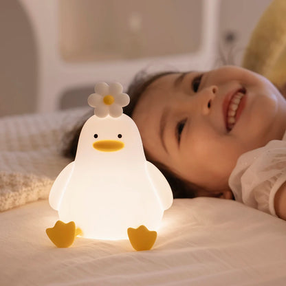 Favolux™ LED Night Light Cute Animal Panda Rabbit Illumination Light USB Charging Timed Bedside Decoration Children's Desktop Light Birth