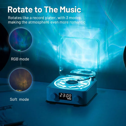 Favolux™ Mini Retro White Noise Bluetooth Speaker Portable Vintage Sleep Aid Bluetooth Speaker Subwoofer With RGB Light Support TF Card