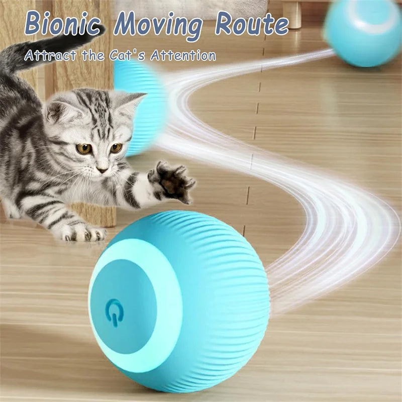 Favolux™ Smart Dog Toy Ball Electronic Interactive Pet Toy Moving Ball USB Automatic Moving Bouncing for Puppy Birthday Gift Cat Products