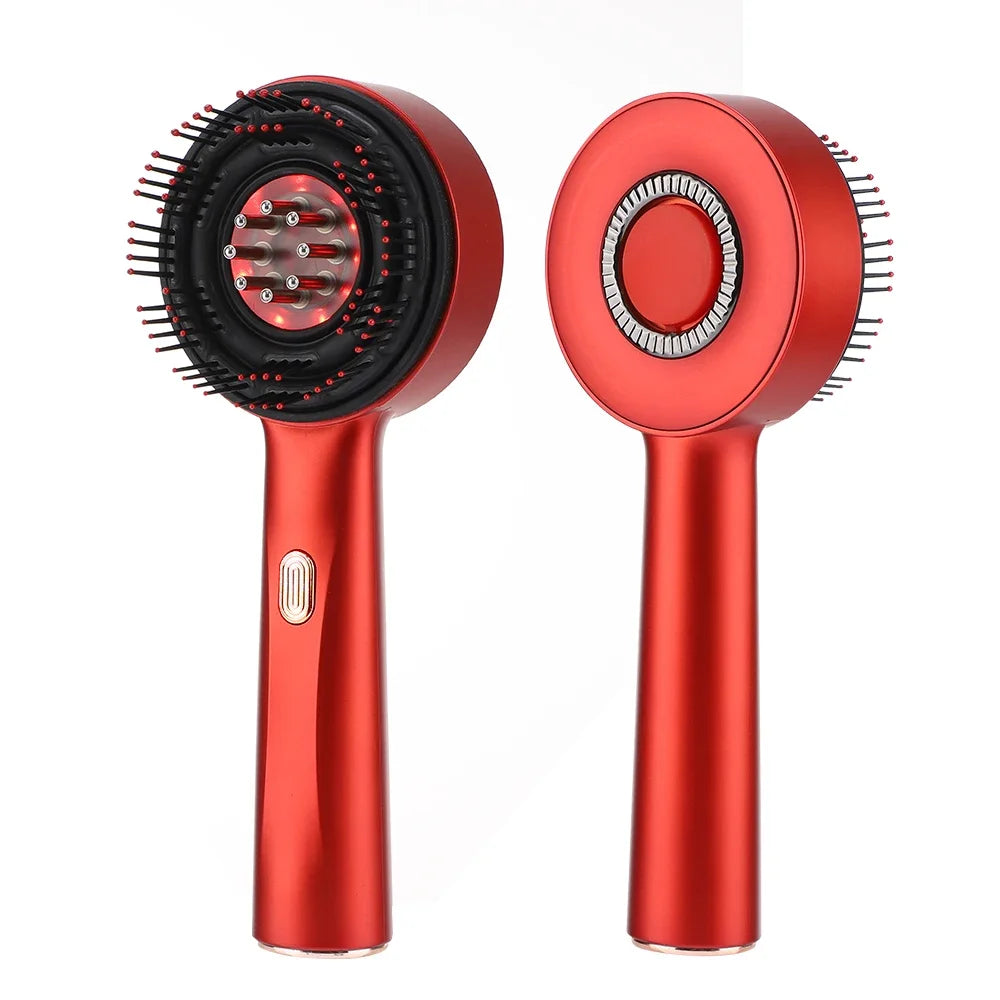 Favolux™ Electric Vibration Massage Comb Red Light Therapy Hair Growth Massage Scalp Brush Anti Hair Loss Liquid Oil Applicator Hair Care